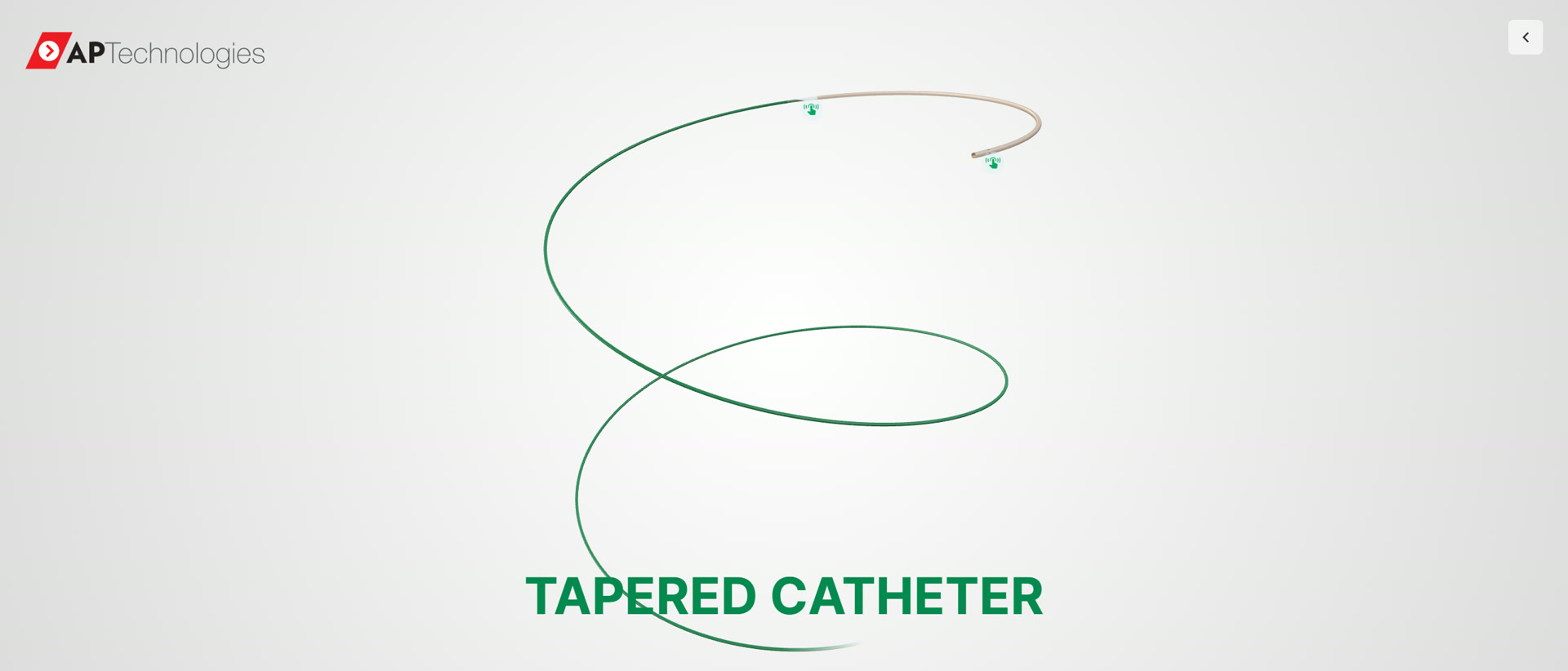 Tapered Catheter — Two build details: marker band and tapered bonding
